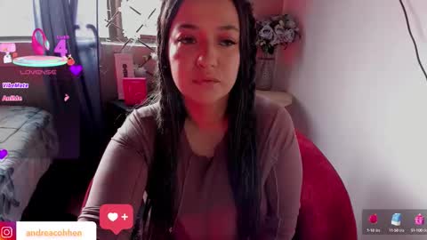 Snapshot of andreacohenz chatting on September 17, 11:24 am andrea online show from September 17, 11:24 am