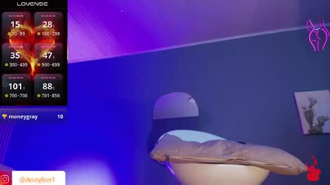 Snapshot of anny_ferrer_ chatting on September 13, 12:57 am Hi Pvt open Moans from lovense tell me Fav 143469 Especial level 34 online show from September 13, 12:57 am