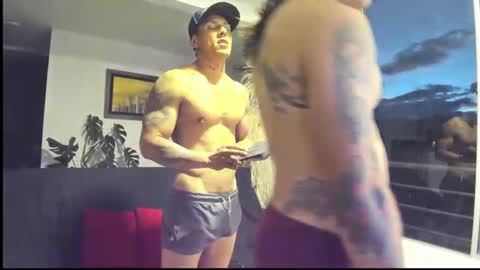 Snapshot of aquiles_lucianguys chatting on January 19, 11:32 pm MARCELOandLUCIAN online show from January 19, 11:32 pm