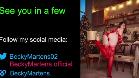 BeckyMartens come join me on    while im offline here  online show from January 3, 3:05 am