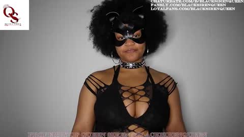 Snapshot of blacksirenqueen chatting on February 17, 12:43 am Queen Siren online show from February 17, 12:43 am