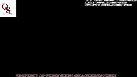Snapshot of blacksirenqueen chatting on February 19, 4:12 am Queen Siren online show from February 19, 4:12 am