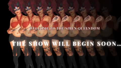 Snapshot of blacksirenqueen chatting on February 13, 2:56 am Queen Siren online show from February 13, 2:56 am