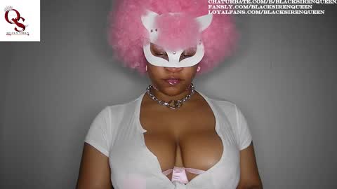 Snapshot of blacksirenqueen chatting on February 15, 10:44 am Queen Siren online show from February 15, 10:44 am