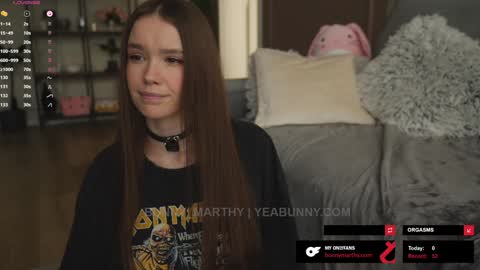 Snapshot of bunny_marthy chatting on September 19, 4:00 pm Maddie Next stream online show from September 19, 4:00 pm
