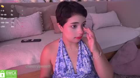 Snapshot of cheerrysweett chatting on February 26, 12:38 pm Baby Cherry online show from February 26, 12:38 pm