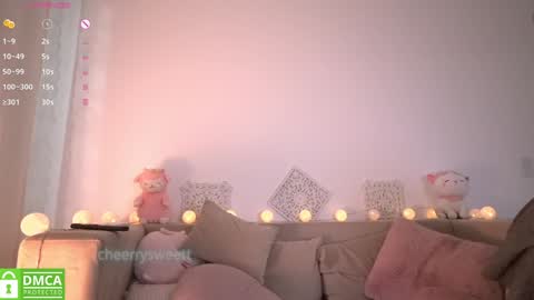 Snapshot of cheerrysweett chatting on February 2, 1:34 am Baby Cherry online show from February 2, 1:34 am