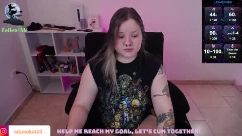 Snapshot of destroyall420 chatting on February 16, 9:48 pm Lola Bdsm and fries online show from February 16, 9:48 pm