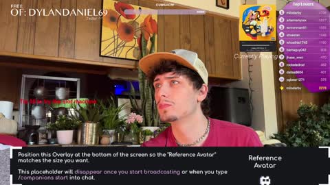 Dylan Daniel 7.8 online show from December 2, 8:28 pm