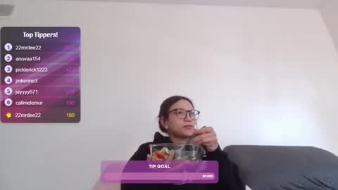 Snapshot of feetnymph chatting on February 18, 8:03 pm Soley online show from February 18, 8:03 pm