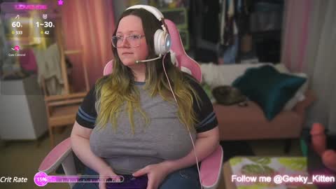 Snapshot of geeky_kitten chatting on January 14, 4:04 am Geeky Kitten Leina - online show from January 14, 4:04 am