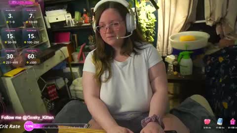 Snapshot of geeky_kitten chatting on September 21, 2:04 am Geeky Kitten Leina - online show from September 21, 2:04 am