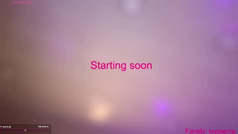 Ivy Pierce  online show from September 23, 11:59 am