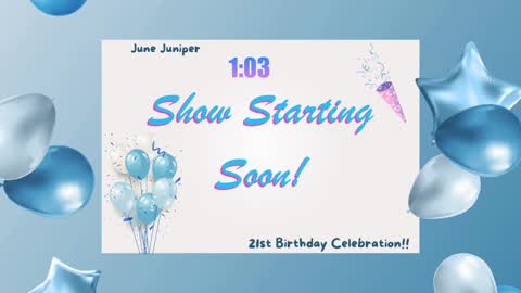 June Juniper online show from December 15, 1:46 am