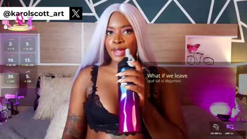 KAROL SCOTT online show from September 16, 9:40 pm