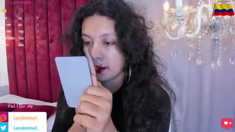 Snapshot of lacolorina_ chatting on February 25, 5:30 am Colorina online show from February 25, 5:30 am