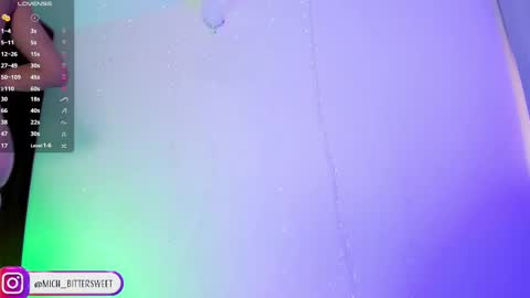 Snapshot of mich_bittersweet chatting on February 17, 3:44 pm online show from February 17, 3:44 pm
