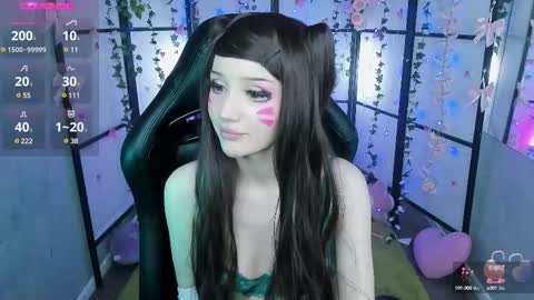 Snapshot of milkycute chatting on February 11, 4:11 am milky cute online show from February 11, 4:11 am