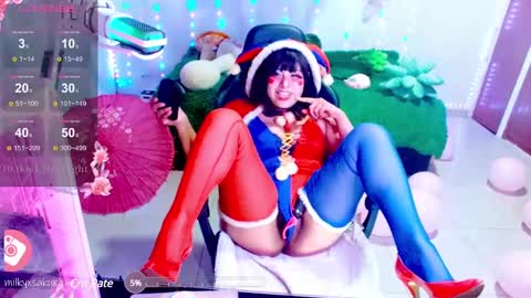 Snapshot of milkysakura chatting on February 13, 4:00 am Abby Lilia online show from February 13, 4:00 am