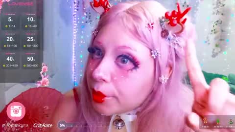 Snapshot of milkysakura chatting on December 21, 6:19 am Abby Lilia online show from December 21, 6:19 am