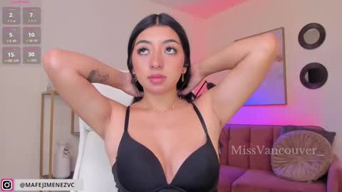Snapshot of missvancouver_ chatting on February 25, 11:37 pm Mafe Jimenez online show from February 25, 11:37 pm