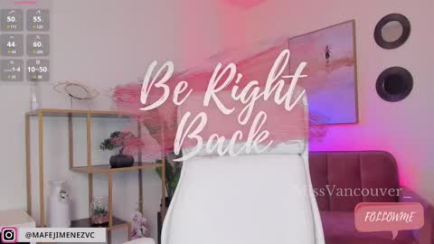 Snapshot of missvancouver_ chatting on February 20, 3:34 am Mafe Jimenez online show from February 20, 3:34 am
