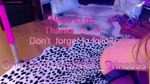 Snapshot of nikkiprincess chatting on March 5, 8:21 am Schedule IN BIO online show from March 5, 8:21 am