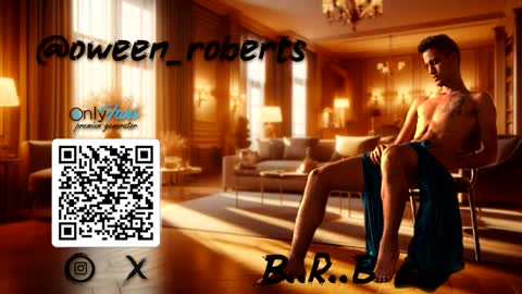Snapshot of oween_roberts chatting on September 9, 8:03 am Oween online show from September 9, 8:03 am