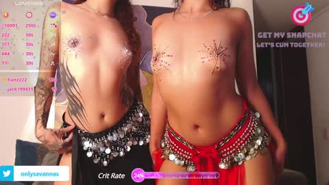 Savannaredhair 33 Angelebony33 online show from December 4, 8:34 pm