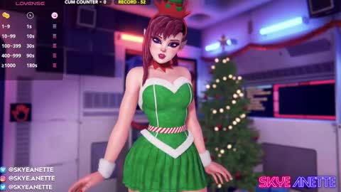 Snapshot of skyeanette chatting on December 7, 2:14 am SkyeAnette online show from December 7, 2:14 am