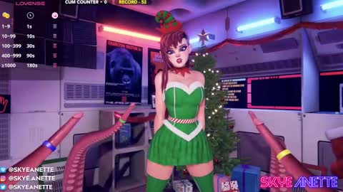 Snapshot of skyeanette chatting on December 6, 2:18 am SkyeAnette online show from December 6, 2:18 am