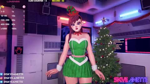 Snapshot of skyeanette chatting on December 8, 2:14 am SkyeAnette online show from December 8, 2:14 am