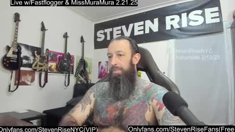 StevenRiseNYC online show from February 19, 1:06 pm