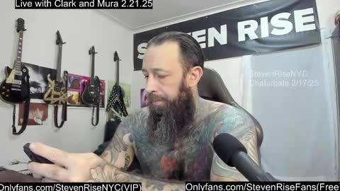 StevenRiseNYC online show from February 17, 1:11 pm