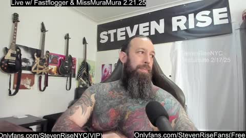 StevenRiseNYC online show from February 17, 6:50 pm