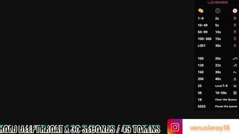 Venus online show from December 29, 12:30 am