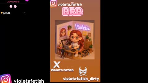 Snapshot of violettasexycam chatting on September 18, 2:48 am violetafetish online show from September 18, 2:48 am